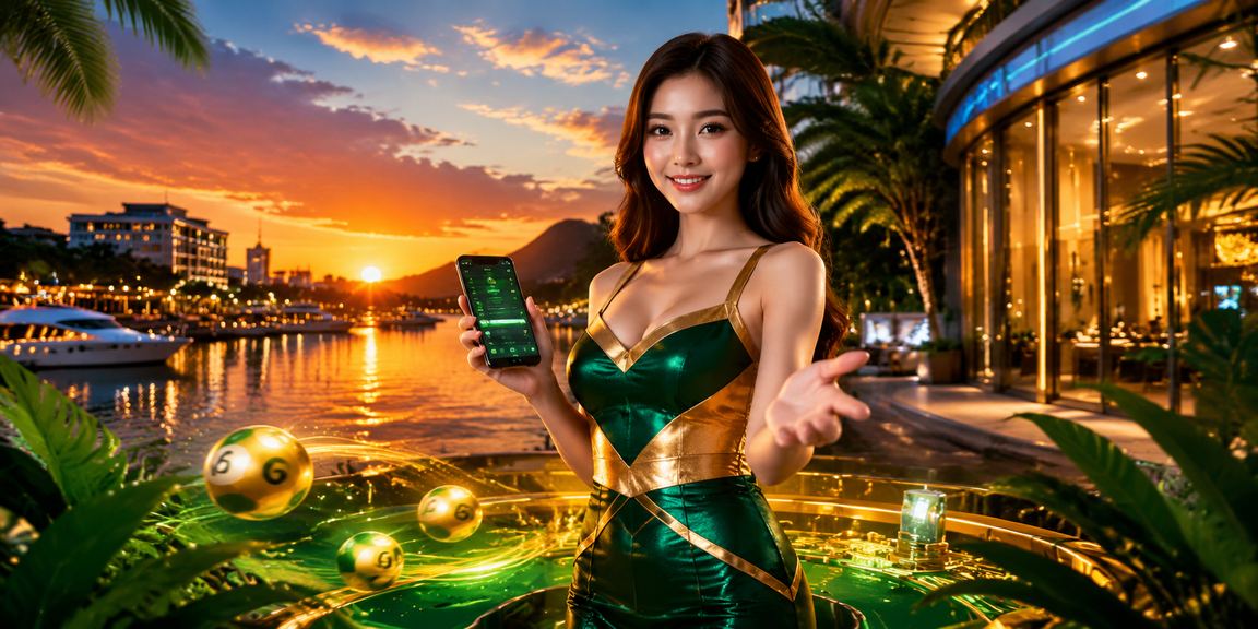 Pemain di Kota Kinabalu menyemak tiket loteri dalam talian melalui telefon